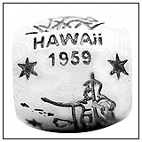 Hawaii State Charm Bead