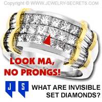 Invisible Set Diamonds