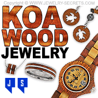 Hawaii Koa Wood Jewelry