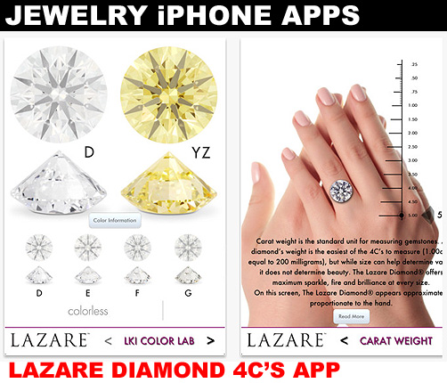 The Lazare Diamond 4Cs Jewelry App!