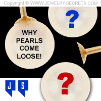 Pearl comes Loose in Mounting and gets Lost