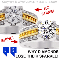 Why Diamonds Lose Sparkle