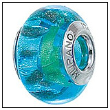 Blue Murano Glass Bead