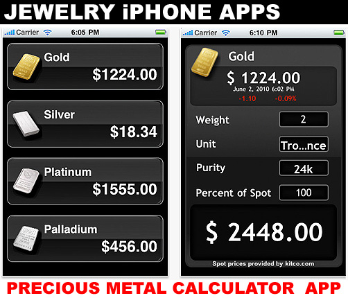 Precious Metal Calculator iPhone App!