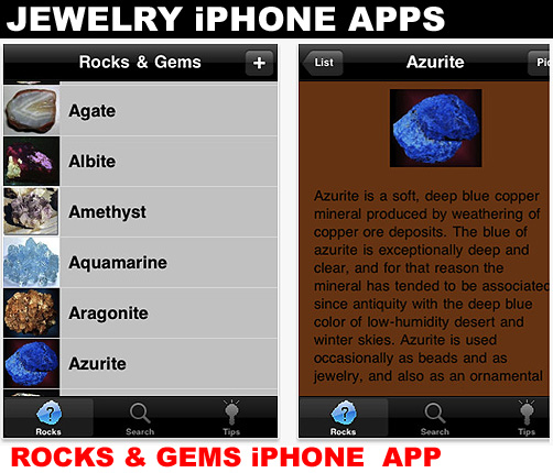 Rocks and Gems iPhone App!