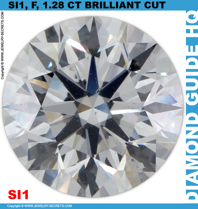 SI1, F, Excellent, Certified Diamond!