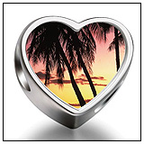 Sunset Charm Bead