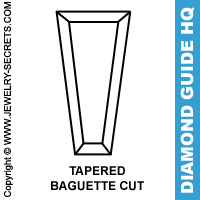 Tapered Baguette Cut
