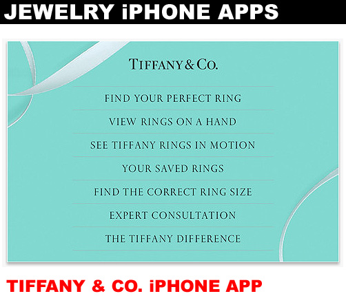 Tiffany & Co. Engagement Ring Finder iPhone App!