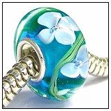 Turquoise Murano Hawaii Bead