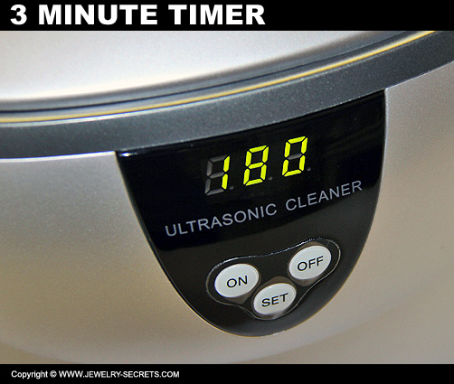 Ultrasonic Jewelry Cleaning Timer