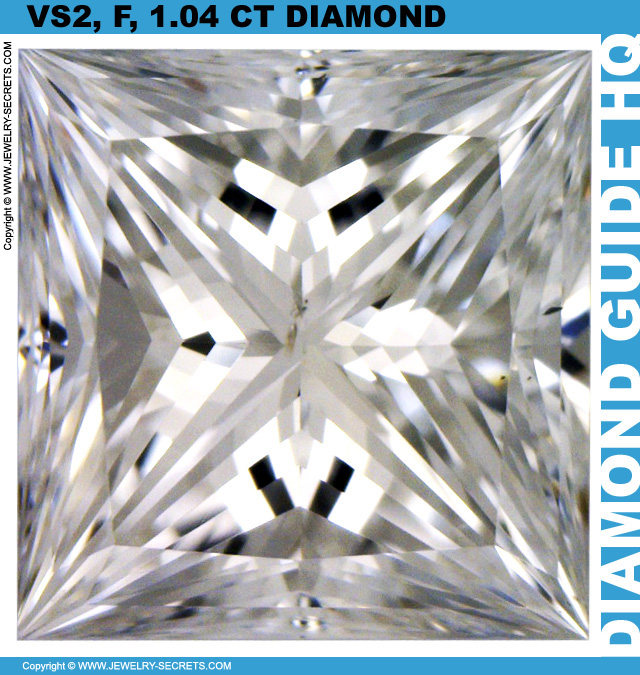 VS2 F 1.04 Princess Cut Diamond Deal