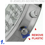 Watch Buttons Plastic Stem Piece