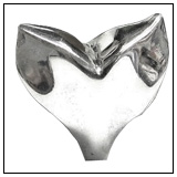 Whale Tail Fluke Charm