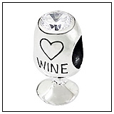 Wine Glass Charm