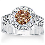 Zales Champagne Diamond Engagement Ring!