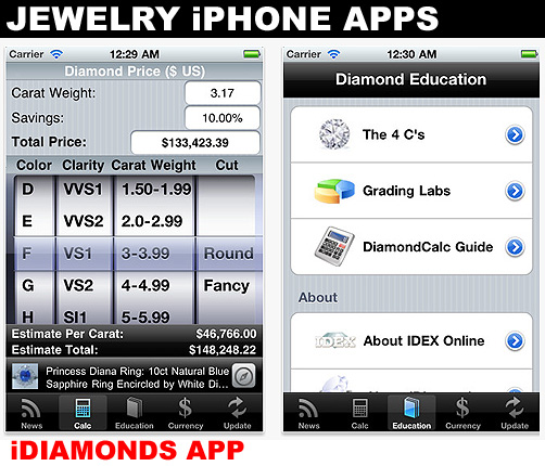 iDiamonds Jewelry App!