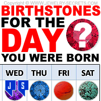 Birthstone Chart By Day