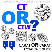 Diamond Carat Weight or Carat Total Weight?