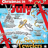 Christmas in July Jewelry Sample Ad