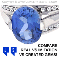 Created Gems verses Genuine Gemstones