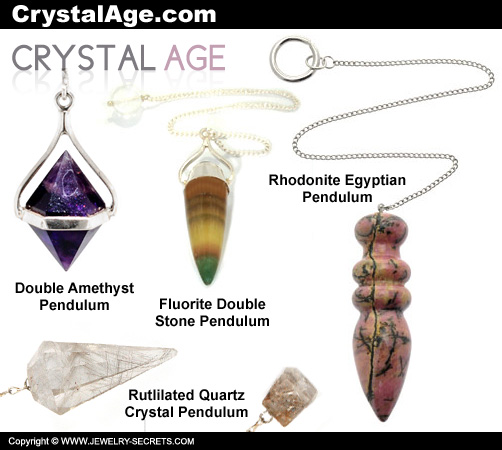 Crystal Age Gemstone Pendulums!