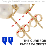 Wearing Post Earrings - The Cure For Fat Earlobes