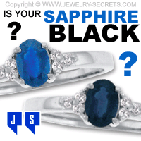 Is Your Blue Sapphire Too Dark and Black?