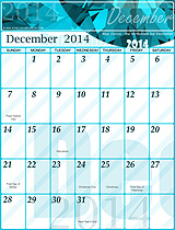 December 2014 Gemstone Calendar