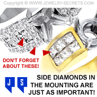 Side Diamond Quality In The Mounting
