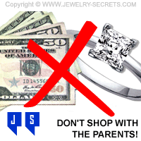 Don't Go Engagement Ring Shopping With Your Parents