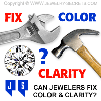 Can Jewelers Fix Diamond Color and Clarity?