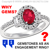 Gemstones as an Engagement Ring