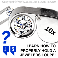 How To Hold and Use a Jewelers Loupe