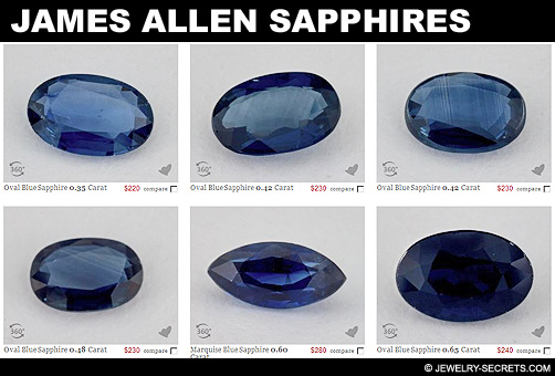 James Allen Loose Blue Sapphires!