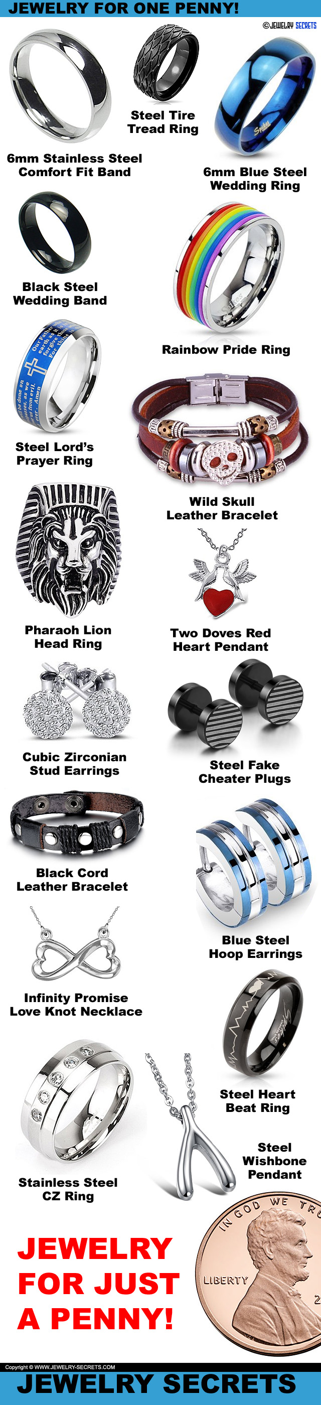 Jewelry For Just One Penny One Cent Jewelry For Just One Penny One Cent