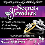 Jewelry In House Repairs Sample Ad