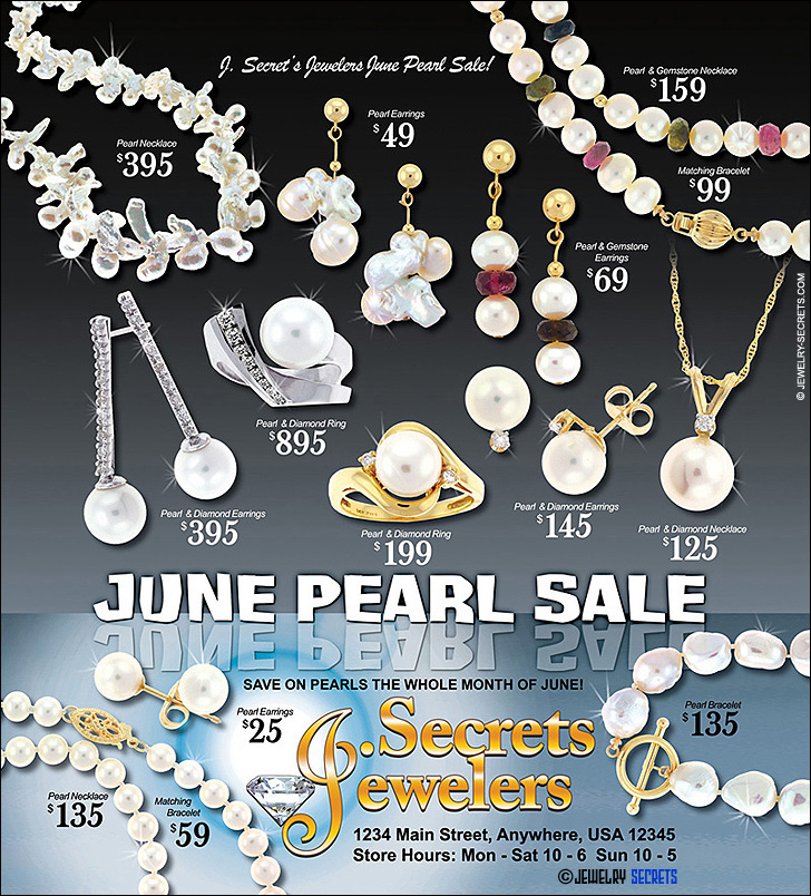June Pearl Show Sample Advertisement