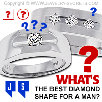 Best Diamond Shape for a Man's Ring?