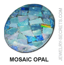 Mosaic Opal Gemstone