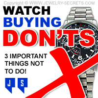 New Watch Buying Do's and Dont's