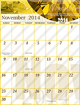 November 2014 Gemstone Calendar November 2014 Gemstone Calendar
