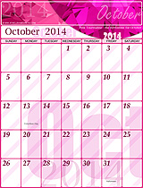 October 2014 Gemstone Calendar