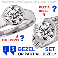 Bezel Set or Partial Bezel Set