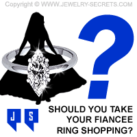 Should You Take Your Fiancee Engagement Ring Shopping?