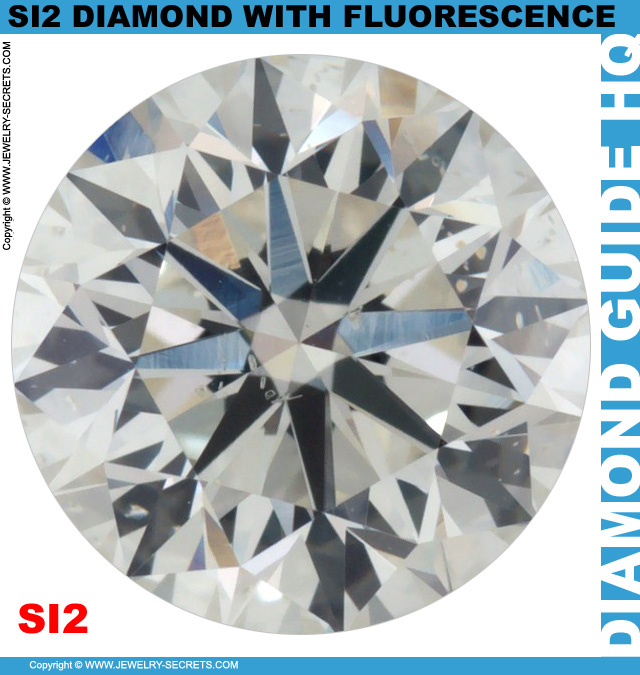SI2 Diamond With Strong Fluorescence