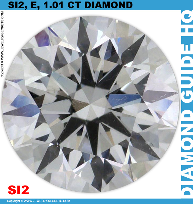 SI2 E 1.01 CT Round Diamond
