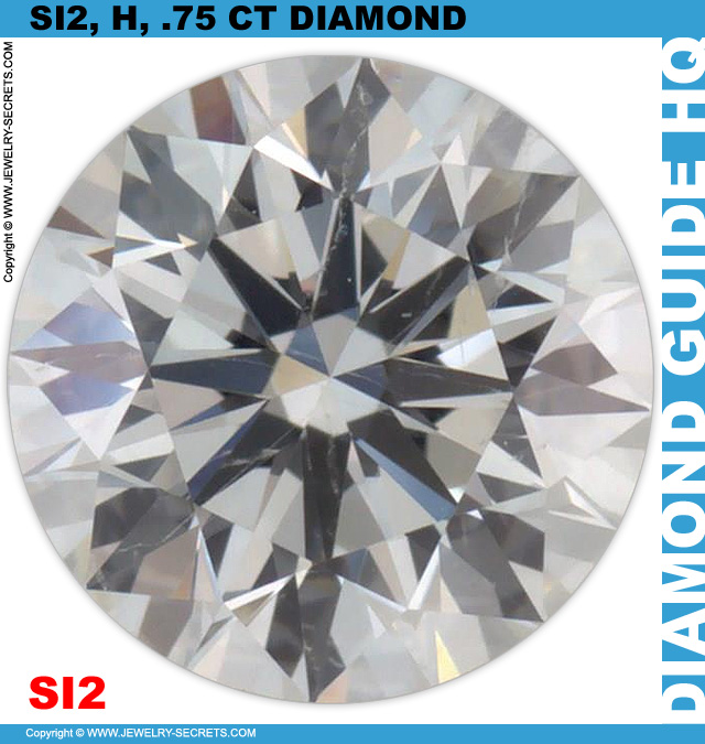 SI2 H .75 CT Round Diamond