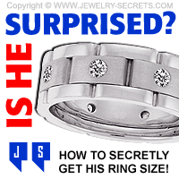 How to Secretly Get Your Mans Ring Size