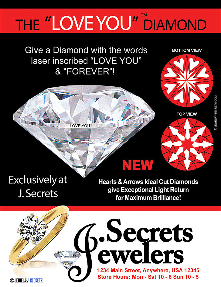 Inscription Diamond Sample Advertisement